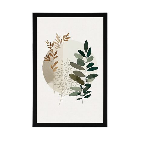 PLAKÁT BOHO ROSTLINKY - BOTANICKÉ - PLAKÁTY