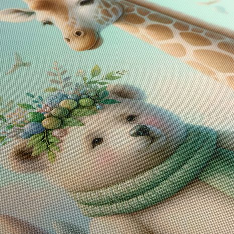 OBRAZ ZVÍŘÁTKA S BALONKY - PICTURES FOR CHILDREN ROOM - PICTURES