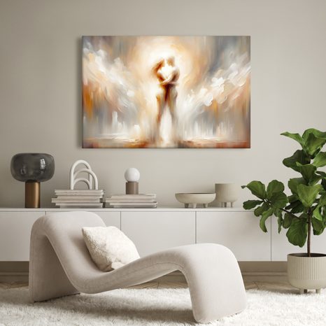 OBRAZ VÁŠNIVÉ MILENECKÉ SPOJENÍ - OBRAZY LÁSKA - OBRAZY