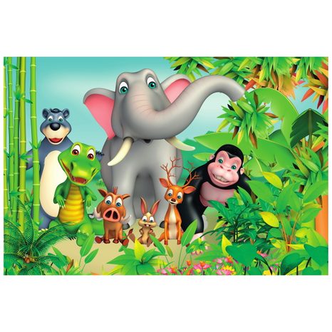 SAMOLEPIACA TAPETA ROZTOMILÉ ZVIERATKÁ - SAMOLEPIACE TAPETY - TAPETY