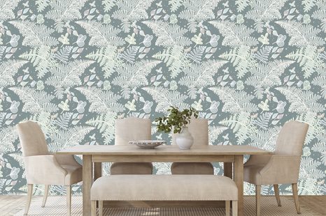 TAPETA LISTY KAPRADINY - TAPETY PŘÍRODA - TAPETY