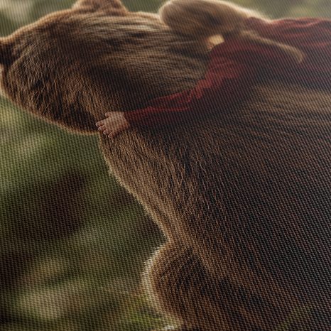 OBRAZ PŘÁTELSTVÍ V LESE - OBRAZY MEDVĚDI - OBRAZY