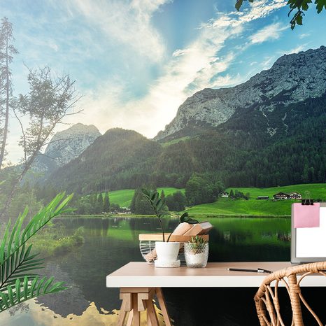 SELF ADHESIVE WALL MURAL LIFE IN THE MOUNTAINS - SELF-ADHESIVE WALLPAPERS - WALLPAPERS