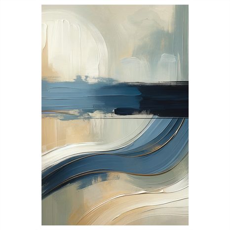 КАРТИНА НА ПЛАТНО – ПОТОК НА СПОКОЙСТВИЕТО - КАРТИНИ - 🔥 ТОТАЛНА РАЗПРОДАЖБА