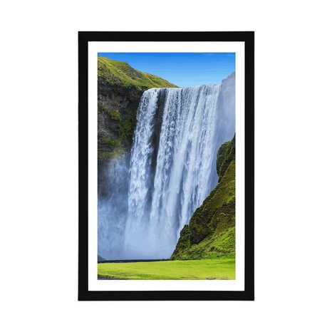 POSTER – ICONICA CASCATA IN ISLANDA - NATURA - POSTER
