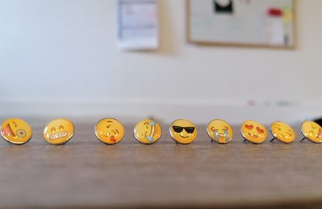EMOTICON MIX PUNTINE DA DISEGNO (10 PZ ) - PUNTINE - STAMPE E QUADRI