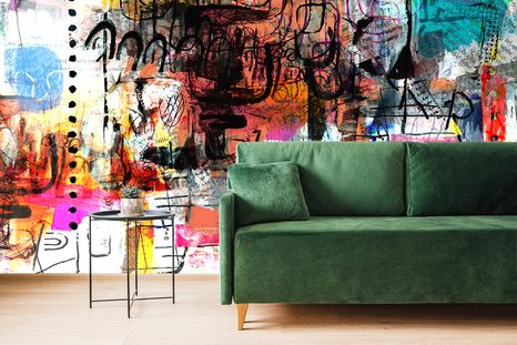 SELBSTKLEBENDE TAPETE STREET-ART - SELBSTKLEBENDE TAPETEN - TAPETEN