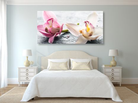 WANDBILD ORCHIDEENBLÜTEN - BILDER BLUMEN - BILDER