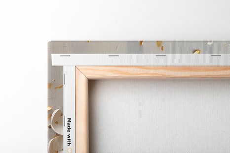 WANDBILD GOLDENER BAUM MIT BLUMEN - BILDER - 🔥 TOTALAUSVERKAUF