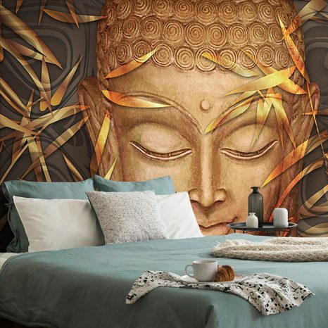 TAPETE LÄCHELNDER BUDDHA - TAPETEN MIT FENG SHUI-MOTIVEN - TAPETEN