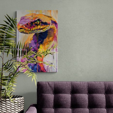 OBRAZ HAD S IMITÁCIOU MAĽBY - OBRAZY HADY - OBRAZY