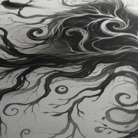 WANDBILD FANTASIEVOLLE FRAU UND BAUM DES LEBENS - BILDER BÄUME DES LEBENS - BILDER