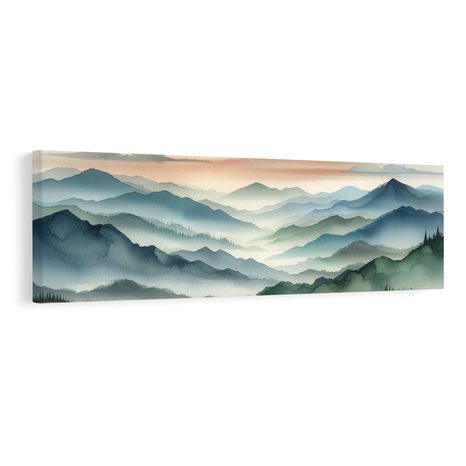 OBRAZ KLID NAD MODRÝMI HORAMI - OBRAZY HORY - OBRAZY