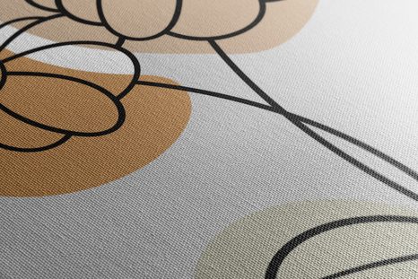 OBRAZ MINIMALISTICKÝ KVET NO1 - OBRAZY KVETOV - OBRAZY