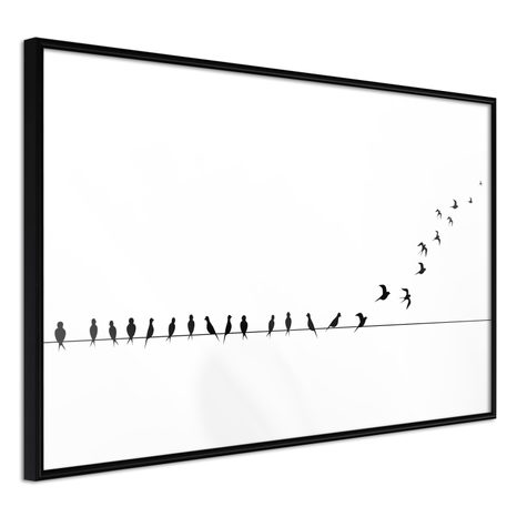 POSTER - BIRDS ON A WIRE