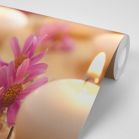 FOTOTAPETA ROMANTIKA SE SVÍČKAMI - TAPETY FENG SHUI - TAPETY