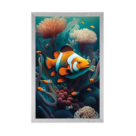 POSZTER SZÜRREÁLIS BOHÓCHAL - TENGERALATTI VILÁG - POSZTEREK