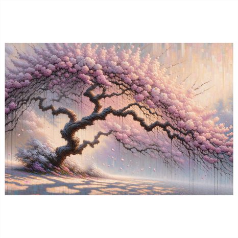 WANDBILD BLÜHENDER LEBENSBAUM - BILDER BÄUME DES LEBENS - BILDER