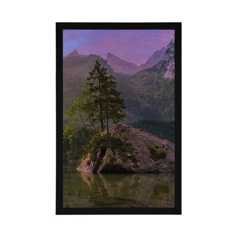 POSTER – VISTA SUL PAESAGGIO MONTANO - NATURA - POSTER