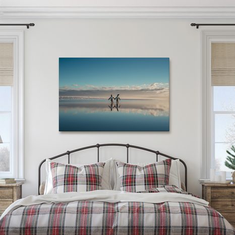 OBRAZ TUČŇÁCI NA KLIDNÉM POBŘEŽÍ - OBRAZY MOŘE A PLÁŽ - OBRAZY