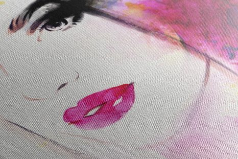 КАРТИНА НА ПЛАТНО – МОДЕРЕН ЖЕНСКИ ПОРТРЕТ - КАРТИНИ НА ЖЕНА - КАРТИНИ