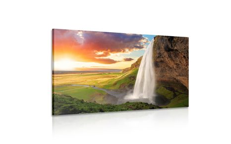 SLIKA ČUDOVITI SLAP NA ISLANDIJI - SLIKE SLAPOVI - SLIKE