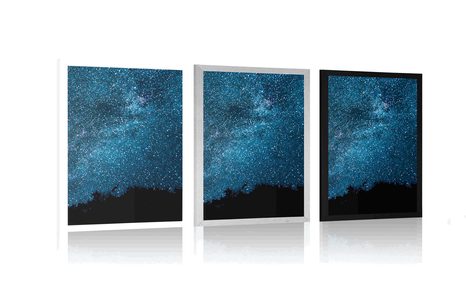 POSTER VIEW OF THE NIGHT SKY - UNIVERSE AND STARS - POSTERS