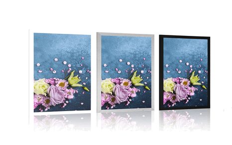 POSTER STILLLEBEN MIT BLUMEN - BLUMEN - POSTER