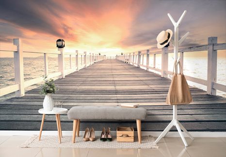 WALL MURAL OLD WOODEN PIER - WALLPAPERS - 🔥 TOTAL SALE 🔥