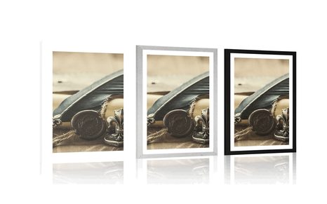 POSTER – PENNA STORICA E PERGAMENA - VINTAGE E RETRÒ - POSTER