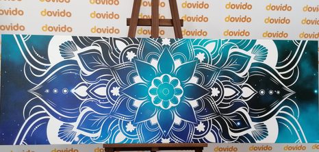 KÉP MODERN MANDALA KELETI MINTÁVAL - FENG SHUI KÉPEK - KÉPEK