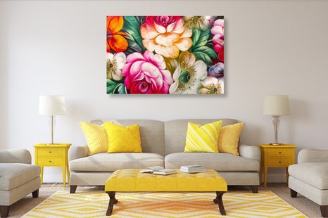 OBRAZ IMPRESIONISTICKÝ SVĚT KVĚTIN - OBRAZY KVĚTŮ - OBRAZY