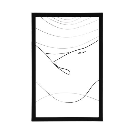 PLAGÁT LÍNIA ŽENSKÉHO TELA - MOTÍVY Z NAŠEJ DIELNE - PLAGÁTY