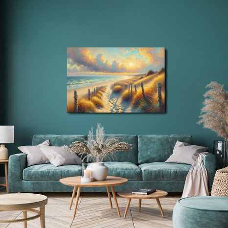 OBRAZ CESTA MEZI DUNAMI K MOŘI - OBRAZY MOŘE A PLÁŽ - OBRAZY