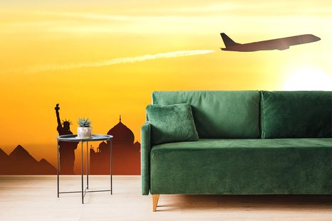 SELBSTKLEBENDE TAPETE REISE UM DIE WELT - SELBSTKLEBENDE TAPETEN - TAPETEN