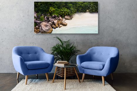 SLIKA OBALA SEJŠELOV - SLIKE NARAVE IN POKRAJINE - SLIKE