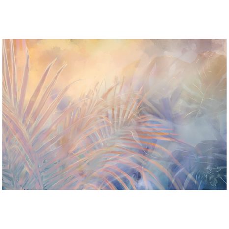 TAPETE BLÄTTER IN SCHÖNEN FARBVARIANTEN - TAPETEN BLÄTTER - TAPETEN