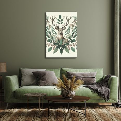 OBRAZ JELENÍ KRÁL V ZELENI - PICTURES DEERS - PICTURES