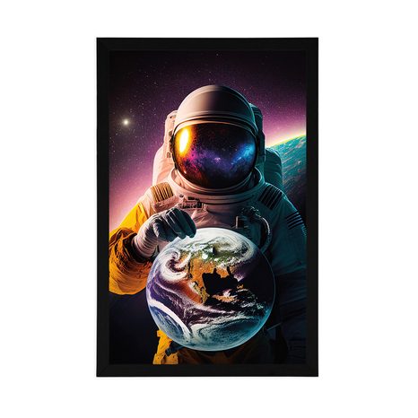POSTER – COSMONAUTA IN ATMOSFERA SCONOSCIUTA - ASTRONAUTI - POSTER