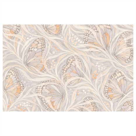 TABLEAU SUR TOILE – PAPILLONS PASTEL DANS UN VOILE - TABLEAUX PAPILLONS - TABLEAUX