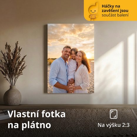 FOTOOBRAZ NA PLÁTNĚ – NA VÝŠKU 2:3 - FOTOOBRAZ 📤