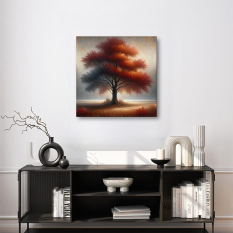 OBRAZ ZÁŘIVÝ STROM ŽIVOTA V LESE - OBRAZY STROMY ŽIVOTA - OBRAZY