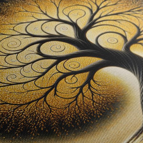 OBRAZ STROM ŽIVOTA VE ZLATĚ - OBRAZY STROMY ŽIVOTA - OBRAZY