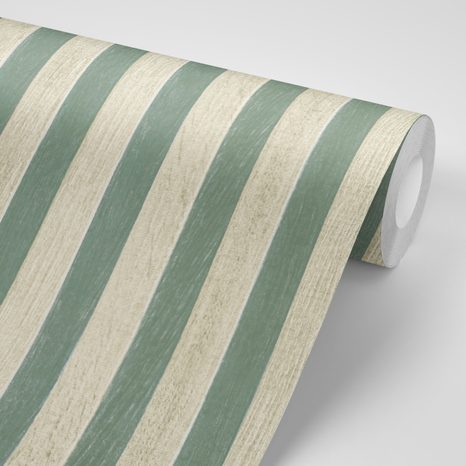 TAPETE MIT HOLZMOTIV IN WUNDERSCHÖNEM GRÜN - TAPETEN IN HOLZOPTIK - TAPETEN