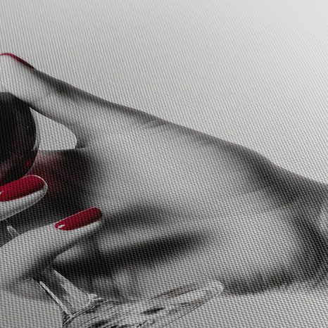 OBRAZ MODERNÍ UMĚNÍ S VÍNEM - OBRAZY JÍDLA A NÁPOJE - OBRAZY