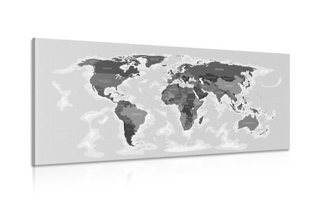 PICTURE BEAUTIFUL MAP WITH A BLACK & WHITE TINGE