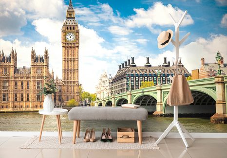 ΑΥΤΟΚΌΛΛΗΤΗ ΤΟΙΧΟΓΡΑΦΊΑ BIG BEN ΤΟΥ ΛΟΝΔΊΝΟΥ - ΑΥΤΟΚΌΛΛΗΤΕΣ ΤΑΠΕΤΣΑΡΊΕΣ - ΤΑΠΕΤΣΑΡΊΕΣ