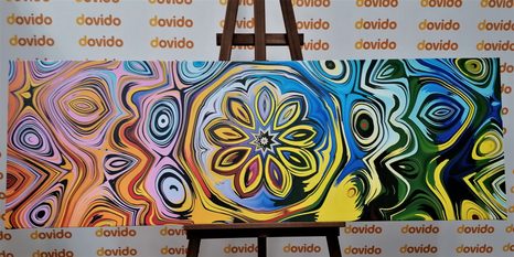 КАРТИНА НА ПЛАТНО – КРЕАТИВНО ЦВЕТНО ИЗКУСТВО - АБСТРАКТНИ КАРТИНИ - КАРТИНИ