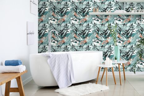 ÖNTAPADÓ TAPÉTA EXOTIKUS SŰRŰ ŐSERDŐ - ÖNTAPADÓ TAPÉTÁK - TAPÉTÁK