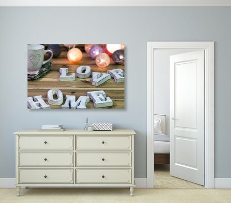 OBRAZ HARMONICKÝ DOMOV - OBRAZY S CITÁTY A NÁPISY - OBRAZY